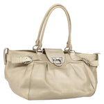 Salvatore Ferragamo Gancini handbag Leather - image 14