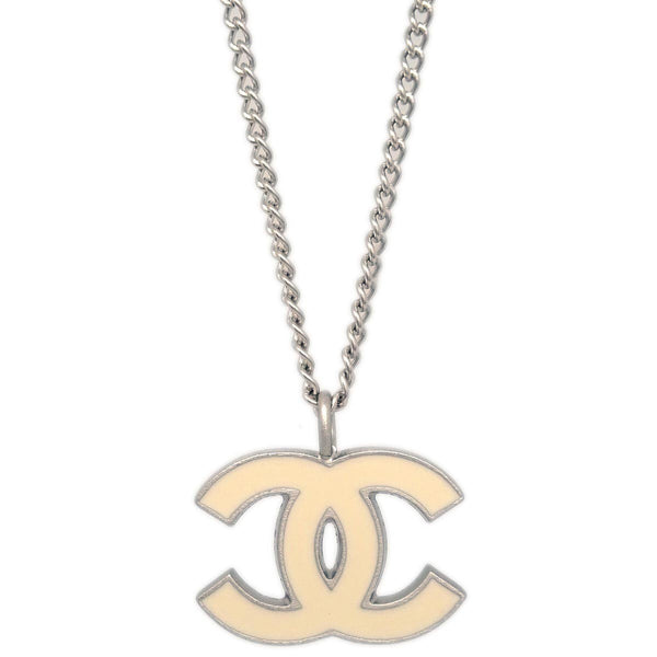 Chanel CC Pendant Necklace Metal