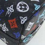Louis Vuitton Keepall Bandouliere Bag Graffiti Monogram Eclipse Canvas 50 - image 10