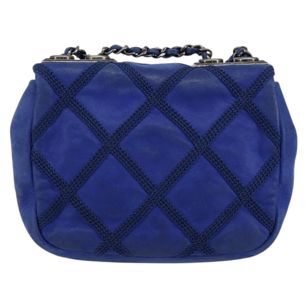 Chanel Diamond Stitch Chain Flap Bag Quilted Iridescent Calfskin Small