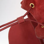Gucci Vintage Bamboo Backpack Suede Medium - image 19