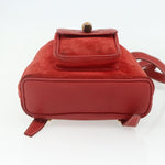 Gucci Gucci bamboo backpack daim mini - image 13
