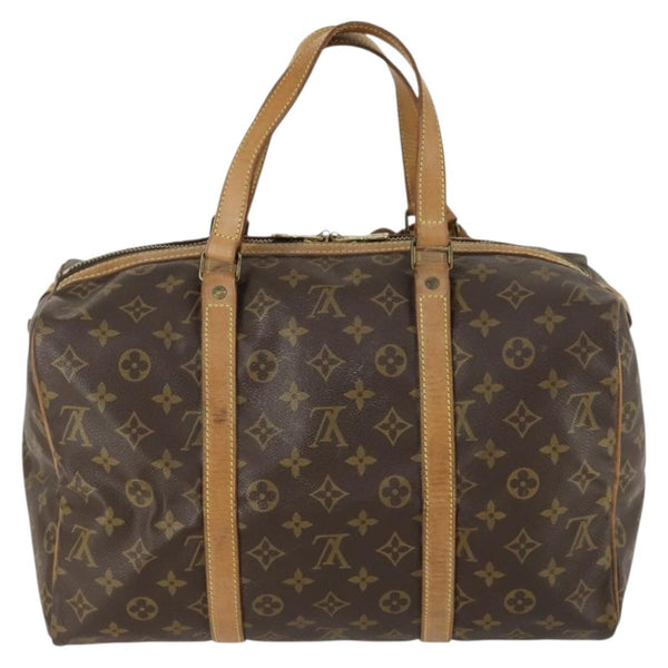Louis Vuitton Sac Souple Handbag Monogram Canvas 35