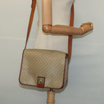 Celine Vintage Macadam Shoulder Bag Canvas and Leather - image 13