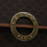 Celine Circle Logo Shoulder Bag Canvas - image 12