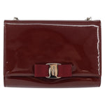 Salvatore Ferragamo Vala Chain Shoulder bag Patent leather - image 18
