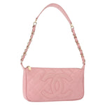 Chanel Timeless CC Chain Shoulder Bag Quilted Caviar Small - image 19