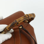 Gucci Vintage Bamboo Backpack Leather - image 7