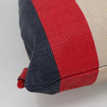 Gucci Logo Drawstring Backpack Striped Canvas Large - image 11