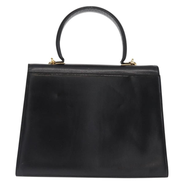Salvatore Ferragamo Convertible Top Handle Bag Leather