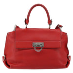 Salvatore Ferragamo Sofia Satchel Grainy Leather Large - image 1