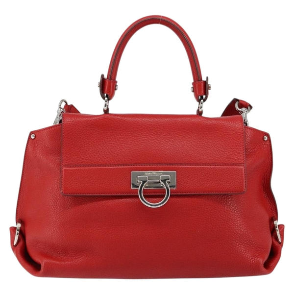 Salvatore Ferragamo Sofia Satchel Grainy Leather Large - image 1