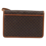 Celine Vintage Macadam Circle Logo Shoulder Bag Canvas and Leather - image 2