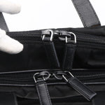 Prada Convertible Front Zip Briefcase Tessuto with Saffiano Leather Large - image 12