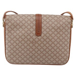 Celine Vintage Macadam Shoulder Bag Canvas and Leather - image 3