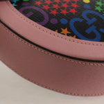 Gucci Round Shoulder Bag Psychedelic Print GG Coated Canvas - image 9