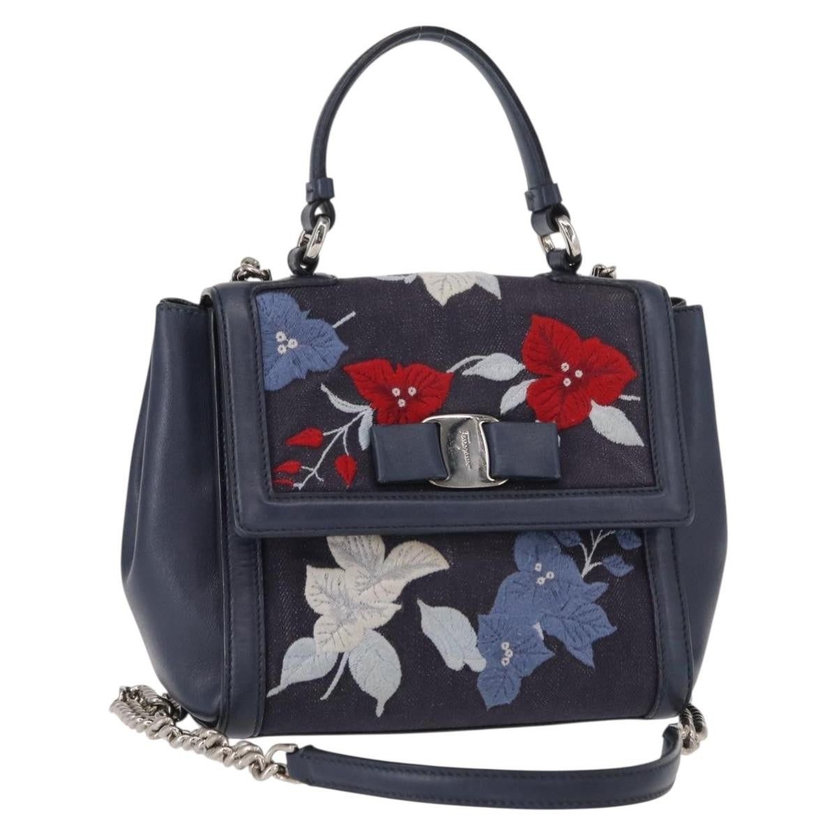 Salvatore Ferragamo Vala Handbag Leather - image 1