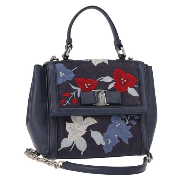 Salvatore Ferragamo Vala Handbag Leather - image 1