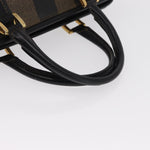 Fendi Vintage Pequin Convertible Boston Bag Coated Canvas Small - image 8
