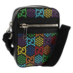 Gucci Front Zip Messenger Bag Psychedelic Print GG Coated Canvas Mini - image 18