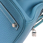 Hermes Touch Birkin Bag Blue Togo with Blue Matte Alligator and Gold Hardware 30 - image 10