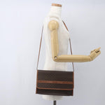 Celine Vintage Macadam Shoulder Bag Canvas and Leather - image 12