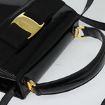 Salvatore Ferragamo Vintage Vara Bow Top Handle Bag Patent Leather - image 7