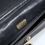 Bally Vintage Chain Shoulder Bag Quilted Leather - image 6