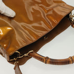 Gucci Vintage Bamboo Handle Bag Patent leather - image 13