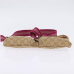 Gucci Vintage Double Belt Bag GG Canvas with Leather Small - image 17