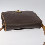 Celine Vintage Macadam Shoulder Bag Canvas and Leather - image 15