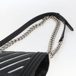 Chanel Boy Flap Bag Chevron Lambskin with Holographic PVC Old Medium - image 16