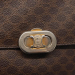 Celine Vintage Macadam Shoulder Bag Canvas Medium - image 20