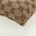 Gucci Vintage Double Belt Bag GG Canvas with Leather Small - image 10