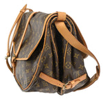 Louis Vuitton Saumur Handbag Monogram Canvas - image 3