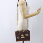 Louis Vuitton Twist Handbag Limited Edition Grace Coddington Catogram Canvas MM - image 15