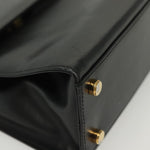 Salvatore Ferragamo Vintage Gancini Convertible Top Handle Bag Leather - image 11