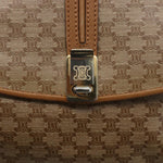 Celine Vintage Macadam Shoulder Bag Canvas and Leather - image 13