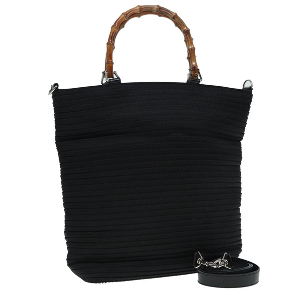 Gucci Vintage Bamboo Handle Bag Nylon - image 1