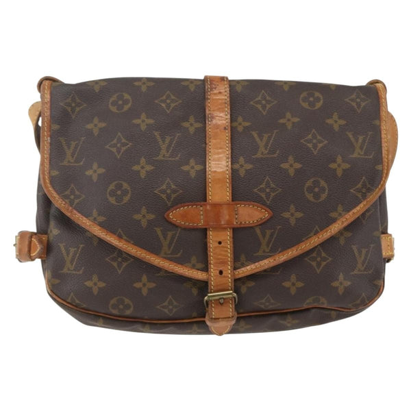 Louis Vuitton Saumur Handbag Monogram Canvas - image 1