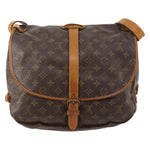 Louis Vuitton Saumur Handbag Monogram Canvas 35 - image 2