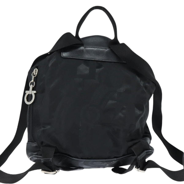 Salvatore Ferragamo Flap Buckle Backpack Printed Neoprene