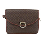 Celine Vintage Macadam Shoulder Bag Canvas Medium - image 19