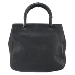 Gucci Vintage Bamboo Handle Bag Leather Small - image 2