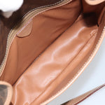 Celine Vintage Macadam Circle Logo Shoulder Bag Canvas and Leather - image 5