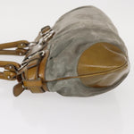 Salvatore Ferragamo Gancini handbag Suede - image 4