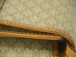 Celine Vintage Macadam Shoulder Bag Canvas Medium - image 12