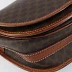 Celine Vintage Macadam Shoulder Bag Canvas and Leather - image 10