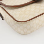 Celine Vintage Macadam Shoulder Bag Canvas and Leather - image 9