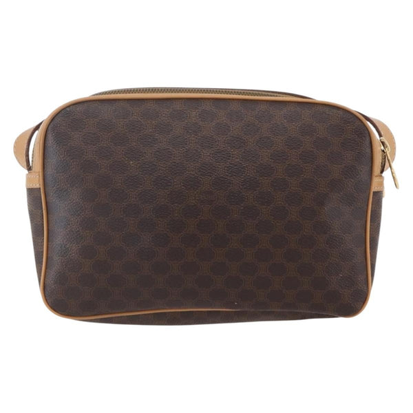 Celine Macadam Shoulder Bag PVC Leather